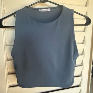 Zara Women's Blue Tank Top